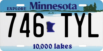 MN license plate 746TYL