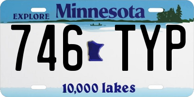 MN license plate 746TYP
