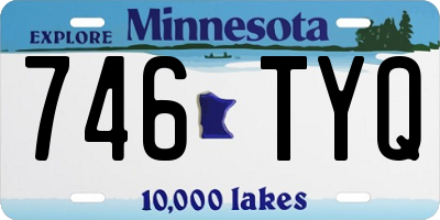 MN license plate 746TYQ