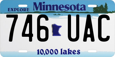 MN license plate 746UAC