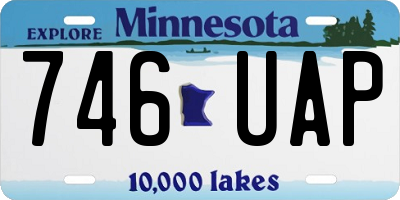 MN license plate 746UAP