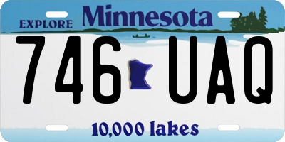MN license plate 746UAQ