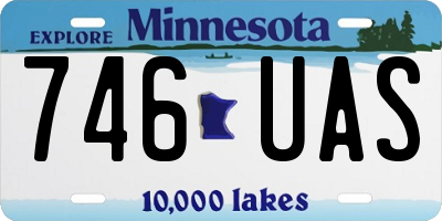 MN license plate 746UAS