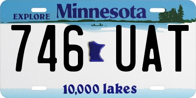 MN license plate 746UAT