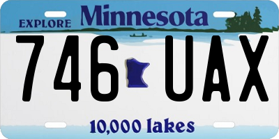 MN license plate 746UAX
