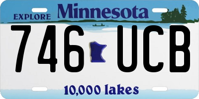 MN license plate 746UCB