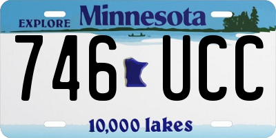 MN license plate 746UCC