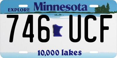 MN license plate 746UCF