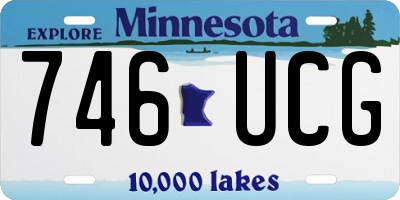 MN license plate 746UCG