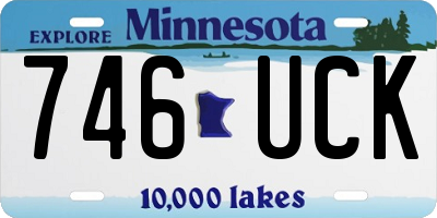MN license plate 746UCK