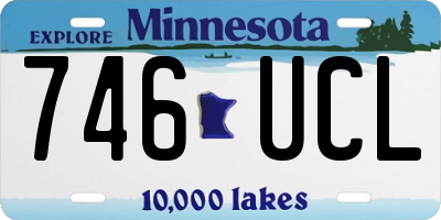 MN license plate 746UCL