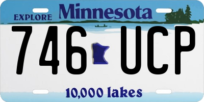 MN license plate 746UCP