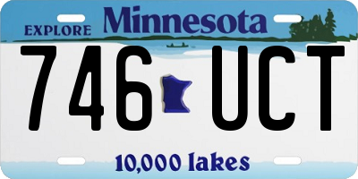 MN license plate 746UCT