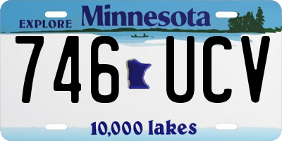 MN license plate 746UCV