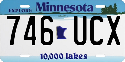 MN license plate 746UCX