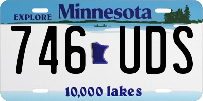 MN license plate 746UDS