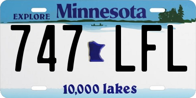 MN license plate 747LFL