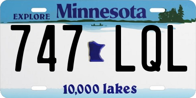 MN license plate 747LQL