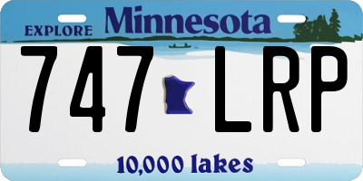 MN license plate 747LRP