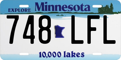 MN license plate 748LFL