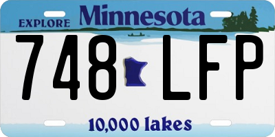 MN license plate 748LFP