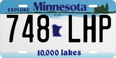 MN license plate 748LHP