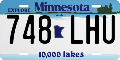 MN license plate 748LHU