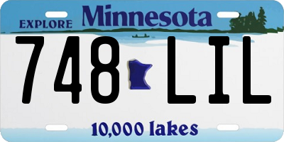 MN license plate 748LIL
