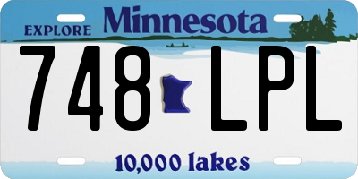 MN license plate 748LPL