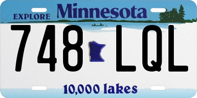 MN license plate 748LQL