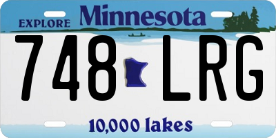 MN license plate 748LRG