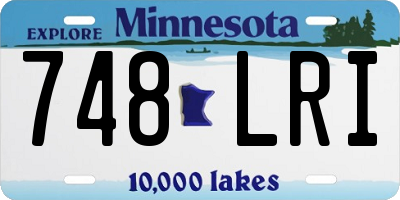 MN license plate 748LRI