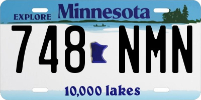MN license plate 748NMN