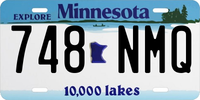 MN license plate 748NMQ