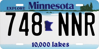 MN license plate 748NNR