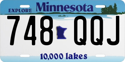 MN license plate 748QQJ