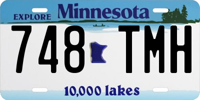 MN license plate 748TMH