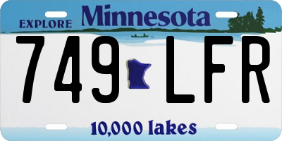 MN license plate 749LFR