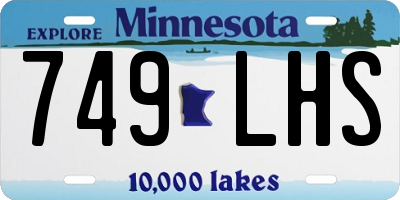 MN license plate 749LHS