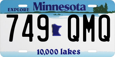 MN license plate 749QMQ