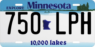 MN license plate 750LPH