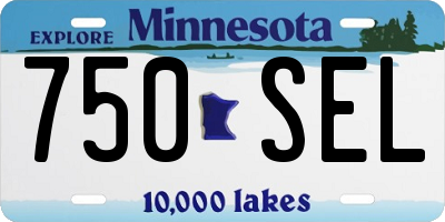 MN license plate 750SEL