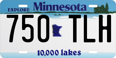 MN license plate 750TLH