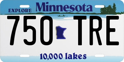 MN license plate 750TRE