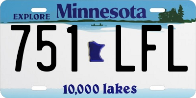 MN license plate 751LFL