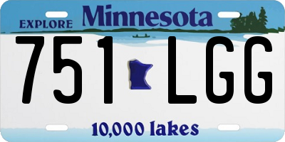 MN license plate 751LGG