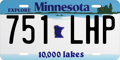 MN license plate 751LHP