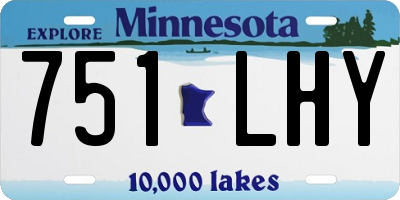 MN license plate 751LHY
