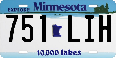 MN license plate 751LIH