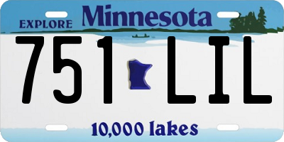 MN license plate 751LIL